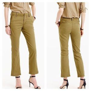 J Crew Sammie Chino Pants in Olive Green